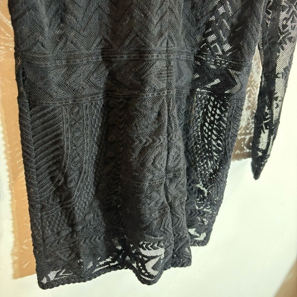 ISABEL MARANT FOR H&M Sz S (estimated) Lace No Lining Long Sleeve Mini Dress Top - Picture 8 of 8